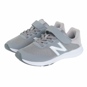 ニューバランス(new balance)ジュニア ランニングシューズ グレー PREMUS YOPREM GYW ベルクロ ベ…