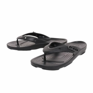 クロックス(crocs)スポーツサンダル クラシック オールテレイン フリップ ブラック 207712-001-2022 鼻緒…