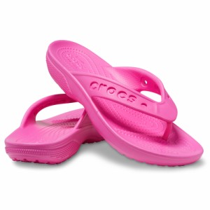 クロックス(crocs)スポーツサンダル バヤ 2.0 フリップ フラッシュピンク 208192-6QQ-2023 レジャー …