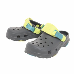 クロックス(crocs)ジュニア サンダル クラシック オールテレイン クロッグ グレー 207458-0DA-2022  シ…