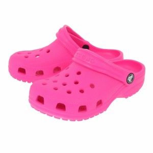 クロックス(crocs)スポーツサンダル クラシック クロッグ キッズ Juice ピンク 206991-6UB-2023 ジ…