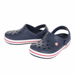 クロックス(crocs)ジュニアサンダル クロックバンド クロッグ キッズ ネイビー レッド 207006-485-2023 …