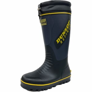 ダンロップ(DUNLOP)長靴 レインブーツ リファインド G0804 ネイビー REFINED 滑りにくい 防寒 雨 雪 作…