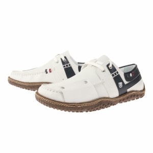 コンカラー(conqueror)カジュアルシューズ ルーツ ROOTS WHITE/NAV(Men’s)