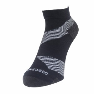 デサント(DESCENTE)ランニングソックス 靴下 MoveSox ブラック ホワイト DOAVJB01 BKWH アンクル…