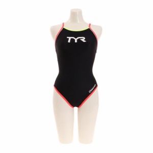 ティア(TYR)競泳水着 レディース 水泳 フレックスバック DOUBLE P. FDSPL112 BKRD(Lady’s)