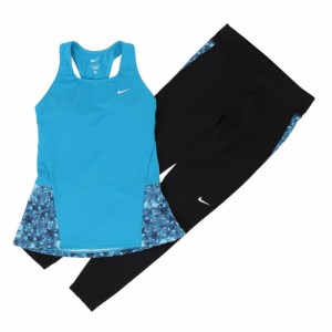 【ポイント10％！ 5/23 21:00〜22:59限定】ナイキ(NIKE)フィットネス水着 レディース 水泳 22FA ロングスパッツセパレート 2993073-85(La