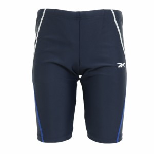 リーボック(REEBOK)スクール水着 ジュニア 男子 水泳 ステッチ入りロング丈パンツ 123-391NV(Jr)