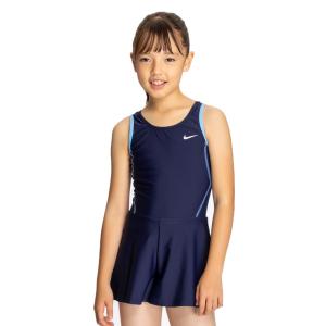 ナイキ(NIKE)スクール水着 ジュニア 女子 水泳 キュロットワンピース 110-170センチ 1991106-006 スク…