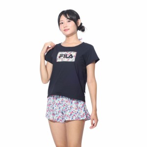 フィラ(FILA)ロゴTシャツ付き 水着4点セット 324603-BK(Lady’s)