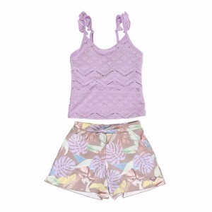 ロキシー(ROXY)水着 ビキニ 上下セット 2点セット 子供 ジュニア MINI MERMAID TSW231101LAV(…