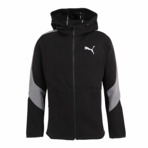 プーマ(PUMA)ジャージ メンズ EVOSTRIPE フーデッド ジャケット 672386 01 BLK(Men’s)