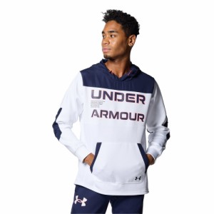 アンダーアーマー(UNDER ARMOUR)パーカー メンズ アーマーニット ハイブリッド プルオーバー 1381340 10…