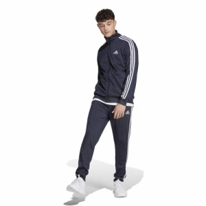 アディダス(adidas)ジャージ 上下セット ネイビー ベーシック スリーストライプス トリコット トラックスーツ ECS7…