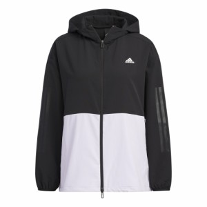 アディダス(adidas)ジャケット レディース ルーズフィット カラーブロック フード付 NCX89-HI3656(Lady…