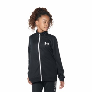 アンダーアーマー(UNDER ARMOUR)ジャージ レディース ガールズ トラックジャケット 1368591 002(Jr)