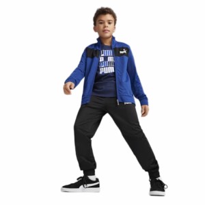 【ポイント10％！ 6/3 21:00〜22:59限定】プーマ(PUMA)ジャージ 上下セット ポリ トレーニングスーツ 846563 18 BGRY(Jr)