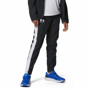 アンダーアーマー(UNDER ARMOUR)ジュニア スポーツスタイル ウーブン パンツ 1370184 002(Jr)