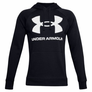 アンダーアーマー(UNDER ARMOUR)パーカー ライバルフリース ビッグロゴ フーディー 1357093 BLK/OXW…