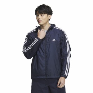 アディダス(adidas)エッセンシャルズ プラス 3ストライプ ウィンドブレーカージャケット KWE95-JF3954(Me…