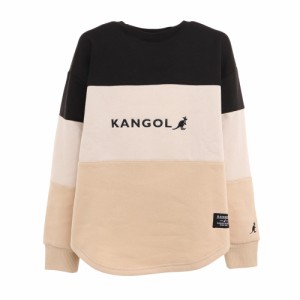 カンゴール(KANGOL)裏起毛切替トレーナー 885236 BEG(Jr)