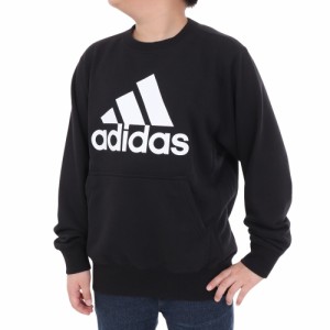 アディダス(adidas)ジュニア エッセンシャルズ プラス ビッグロゴ クルーネックスウェット KWF35-JE1725(J…