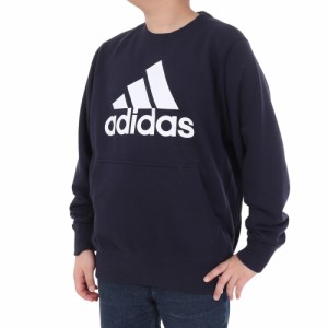 アディダス(adidas)ジュニア エッセンシャルズ プラス ビッグロゴ クルーネックスウェット KWF35-JE1726(J…