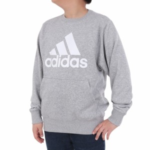 アディダス(adidas)ジュニア エッセンシャルズ プラス ビッグロゴ クルーネックスウェット KWF35-JE1727(J…