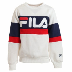 フィラ(FILA)スウェット トレーナー プルオーバー ガールズ クルースウェット 142-700 OWT(Jr)