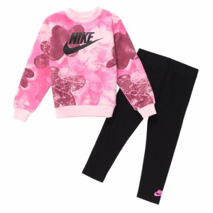 ナイキ(NIKE)トレーナー 上下セット キッズ CREW LEGGING SET 26L065-023(Jr)