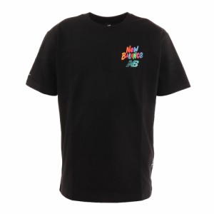 【ポイント10％！ 5/3 21:00〜22:59限定】ニューバランス(new balance)Tシャツ メンズ 半袖 SPECTRUM グラフィック MT21556BK(Men’s)