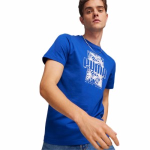 プーマ(PUMA)ESS+ パームリゾートグラフィック 半袖Tシャツ 683080 17 BGRY(Men’s)