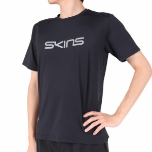 スキンズ(SKINS)ロゴプリント半袖Tシャツ 184-29941-019(Men’s)