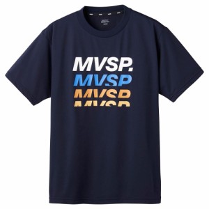 デサント(DESCENTE)半袖Tシャツ メンズ 吸汗速乾 グラデーションロゴ DMMVJA51 NV(Men’s)