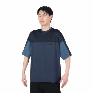 ウィッテム(HUITIEME)半袖Tシャツ メンズ 配色着圧ポケット 191-26240-098(Men’s)