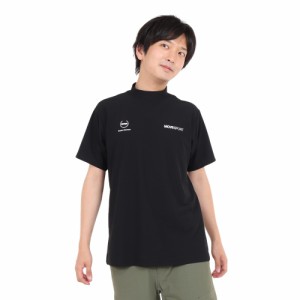 デサント(DESCENTE)Tシャツ 半袖 メンズ 黒 鹿の子モックネック UVカット  DX-C2500XB BK (Men…