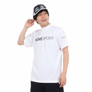 デサント(DESCENTE)半袖Tシャツ メンズ 白 スムースモックネックシャツ DX-C2501XB WH(Men’s)