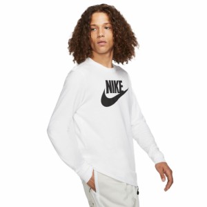 ナイキ(NIKE)Tシャツ 長袖 メンズ NSW アイコン フューチュラ CI6292-100 ロンT(Men’s)