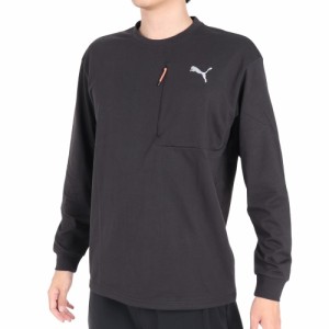 プーマ(PUMA)STYLE TECH Tシャツ 長袖 679540 01 BLK ロンT(Men’s)