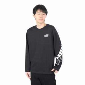 プーマ(PUMA)パワー MX 長袖Tシャツ 680687 01 BLK(Men’s)