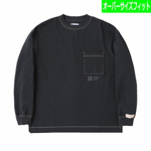 ニューバランス(new balance)Tシャツ 長袖 メンズ 黒 1000 オーバーサイズフィット AMT25024PHM …