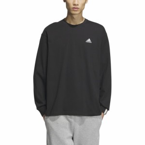 アディダス(adidas)エッセンシャルズ プラス ルーズフィット スモールロゴ 長袖Tシャツ KWF00-JF3925(Me…