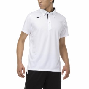 ミズノ(MIZUNO)半袖ポロシャツ メンズ TL ボタンダウン 32MA218001(Men’s)