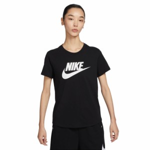 ナイキ(NIKE)半袖Tシャツ レディース 黒  NSW エッセンシャル ICN FTRA DX7907-010 (Lady’…