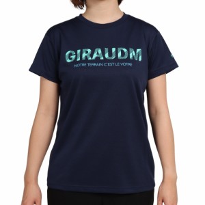 ジローム(GIRAUDM)半袖Tシャツ レディース プリントメッシュTRG CT2S3372-TR864-DGCD NVY(L…