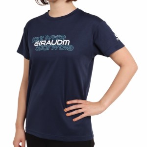 ジローム(GIRAUDM)半袖Tシャツ レディース プリントメッシュTRG CT2S3374-TR864-DGCD NVY(L…