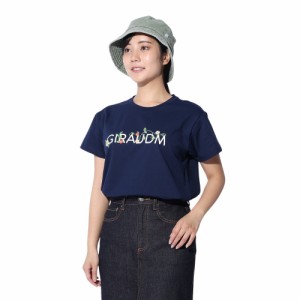 ジローム(GIRAUDM)ドライプラス ジャージ プリント Tシャツ CT4S0052-TR864-GRCD NVY(Lady…