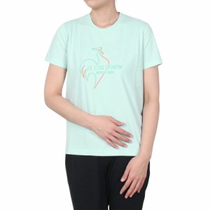 ルコックスポルティフ(lecoqsportif)ヘランカサンスクリーン 半袖Tシャツ QMWXJA01 GR(Lady’s)