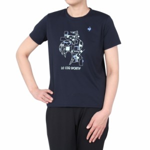 ルコックスポルティフ(lecoqsportif)サンスクリーン 半袖Tシャツ QMWXJA05 NV(Lady’s)