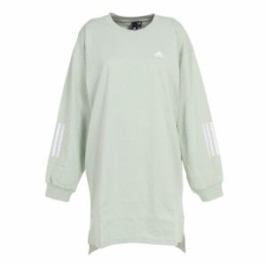 【ポイント10％！ 5/3 21:00〜22:59限定】アディダス(adidas)長袖Tシャツ レディース ワーディング ルーズフィット チュニック CV338-HM2